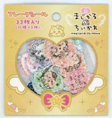 【中古】シール・ステッカー おかお(ゴールド) きらきらフレークシール 「ちいかわ なんか小さくてかわいいやつ 超まじかるちいかわ」
