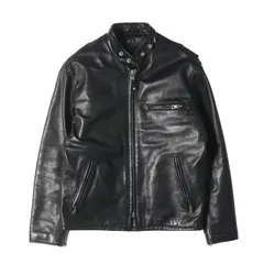 Schott 141 シングルライダース 38 ブラック インナー有り ショット