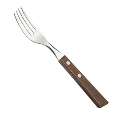 【24時間以内発送】19cm 軽量 トラディショナル 天然木 木柄テーブルフォーク ブラジル製 22202/400 トラモンティーナ TRAMONTINA