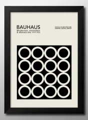 15413BAUHAUS バウハウス ブラックモダニスト アート  A3 サイズ ポスター アート おしゃれ 絵画 インテリア 北欧 イラスト マット紙 艶消し アートパネル 額 フレーム デザイン 壁掛け ギフト 新築祝い ディスプレイ