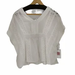 トラッゾドンナ Torrazzo Donna Vネックレースブラウス レディース FREE のサムネイル