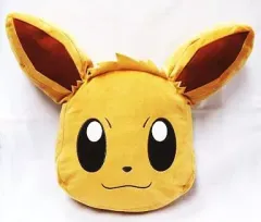 【中古】クッション・抱き枕・本体(キャラクター) イーブイ I LOVE EIEVUI でっかいころりん顔型クッション 「ポケットモンスター ベストウイッシュ」