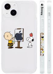 【特価商品】カバー 対応 サイドデザイン スマホケース クリアソフトケース ケース アイフォン16E 用 16E iPhone スヌーピー