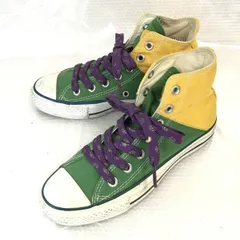 コンバース/CONVERSE ALL STAR★サッカーブラジルカラー/ハイカットスニーカー【4.5/23.5/緑×黄】soccer/BRAZIL/Shoes/trainers◆cQ-502<sale>