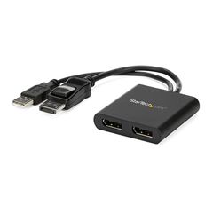 StarTech.com DisplayPort - 2x DisplayPort マルチモニタースプリッタ 2ポートMSTハブ DP 1.2 MSTDP122DP 0