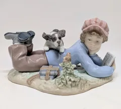 LIADRO サッカー少年 陶器 lladro リヤドロサッカー少年 フィギュア 陶器製 約20cm - メルカリ