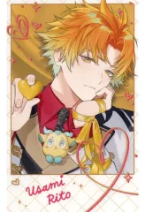 【中古】キャラカード 宇佐美リト(ハート) 「バーチャルYouTuber にじさんじ Melty Valentine ランダムチェキ風カード」