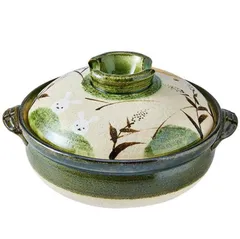 深川製　月見うさぎ　8号土鍋 廃盤【未使用】深川製磁月見うさぎ土鍋8号（2〜3人用）有田焼