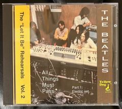 【輸入盤CD】The Beatles「The "Let It Be" Rehearsals, Vol. 2 - All Things Must Pass (Part 1: Electric Set)」Unofficial Release　ビートルズ
