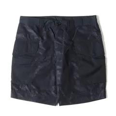 美品 EMPORIO ARMANI エンポリオアルマーニ パンツ サイズ:48 ジャガードカモ カーゴショーツ ネイビー 紺 迷彩 ボトムス ショートパンツ ブランドのサムネイル