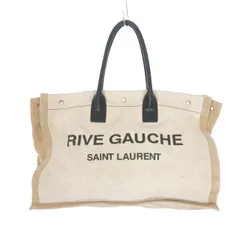 サンローラン パリ SAINT LAURENT PARIS RIVE GAUCHE リヴ ゴーシュ ロゴプリント トートバッグ 鞄 ベージュ系 509415 のサムネイル