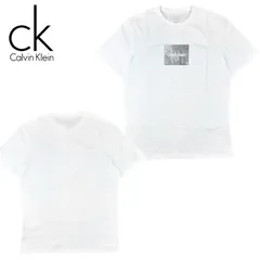カルバンクライン calvin klein Tシャツ 半袖 ロゴ 40EM819 クルーネック ホワイト 丸首 メンズ レディース CALVIN KLEIN S/S GRAPHIC TEE 新品 正規品 未使用品