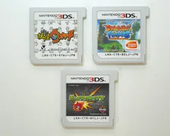 [NI] 3DS　妖怪ウォッチ　DRAGONBALL FUSIONS　ドラゴンボール フュージョンズ　モンスターストライク　モンスト　ソフト　3点まとめて