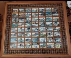 ❣️値下げしました❣️　❣️鬼太郎 妖怪道五十三次 木製額縁❣️ 木版画 妖怪道五十三次小田原 額装タイプ / ジグソーパズル