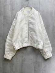 EN ROUTE アンルート ブルゾン ジャケット size1/アイボリー ◇■◎レディース