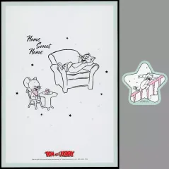 【中古】グッズセット トム＆ジェリー/トム＆ジェリー A4ポスター＆ステッカー 「一番くじ トムとジェリー Tasty Moments～おいしい毎日～」 H賞