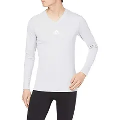 アディダス(adidas) サッカー チームベース 長袖Tシャツ 22999 チームライトグレー(GN5708) 3Lサイズ