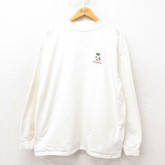 XL/古着 長袖 ビンテージ Tシャツ メンズ 90s イタリア 大きいサイズ コットン 生成り 25jun06 中古
