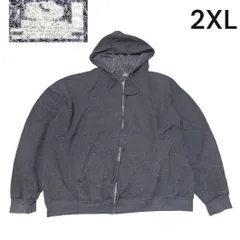 古着パーカースウェット2XLグレー フルーツオブザルーム NT01652