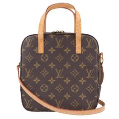 【Louis Vuitton】ルイ・ヴィトン スポンティーニ M47500 モノグラム ブラウン系 ハンドバッグ ショルダーバッグ 2WAY レディース 【中古品】 USED-B 【9304】