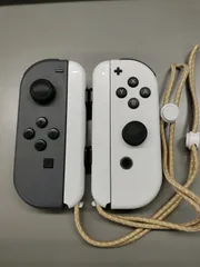 【中古Switchパーツ】純正 Joy-conコントローラー L/R ホワイトとグレー 動作確認済み【50-55】