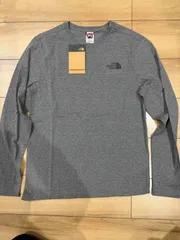 ノースフェイス　ロンT  ロングTシャツ  グレー　長袖カットソー　【業界最安値‼️】