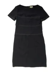 ●BALENCIAGA　バレンシアガ半袖ワンピース/mo-A-215-6172-5.4/お洒落/高級/本物/正規品/世界的/ラグジュアリーブランド/上質 ウール100%の上質なミニワンピース、サイズ38。のサムネイル