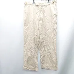 ◇ BEAMS ワイドパンツ サイズM ベージュ系 レディース E  【1407180034587】