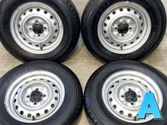 165R13 6PR 
ブリヂストン V600 
日産純正  
13x5.0  100-4穴 
中古タイヤ サマータイヤ ホイールセット 4本セット
 s13250529039