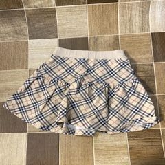 Burberry ノバチェック ラップキュロットスカート - メルカリ