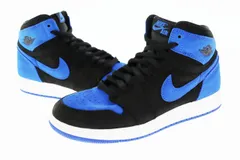 ナイキ NIKE AIR JORDAN 1 RETRO HIGH OG GS ROYAL REIMAGINED エアジョーダン1 ハイ ロイヤル リイマジンド FD1437-042 25 ブルー ブランド古着ベクトル 中古▲250329