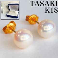 TASAKI K18 パールピアス 証明書付き - メルカリ