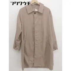 ◇ PairPair ペアペア スリット 長袖 ステンカラーコート サイズF ピンクベージュ レディース  【中古】 【1112160002899】