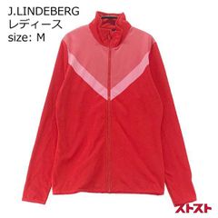 J.LINDEBERG ジェイリンドバーグ ストレッチジャケット レッド系 40 ［240001874164］