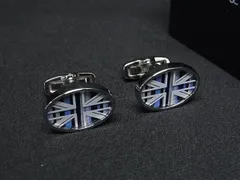 ■新品■未使用■ Paul Smith ポールスミス カフスボタン カフリンクス アクセサリー シルバー系×ブルー系 AX5621のサムネイル