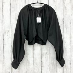 新品【 She's Closet 】シーズクローゼット ショート丈 長袖ボリューム ドルマンスリーブ ボレロ ブラウス