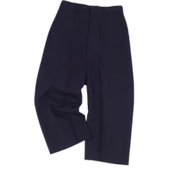 美品 ジュンヤワタナベコムデギャルソン JUNYA WATANABE COMME des GARCONS パンツ ワイドパンツ ロングパンツ ウール 無地 ボトムス メンズ S ネイビーのサムネイル