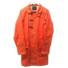 ナイジェルケーボン NIGEL CABOURN オイルドクロスジャケット ステンカラーコート ロング 英国製 オレンジ 48 約L相当のサムネイル