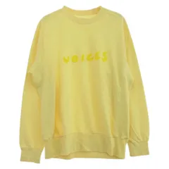 ANATOMICA アナトミカ 530-542-17 VOICES ロゴ クルーネック スウェット イエロー系 M【中古】のサムネイル