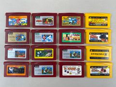 ファミコンミニ　　ゲームボーイアドバンス　　ソフト16点