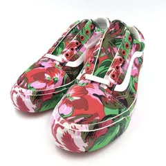 【中古】VANS×KENZO OLD SKOOL LX "FLORAL RED"(タグ付き) サイズ27.5cm VN0A4P3X02G1 バンズ×ケンゾー[24]