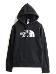 【お得なクーポン配布中!】 ノースフェイス プリント スウェット パーカー プルオーバー 裏起毛 M 黒