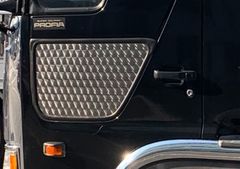 ASC 新製品　ドルフィン　安全窓　鏡面　800番　レトロ　デコトラ　日野 昭和 アート　トラックショップASC