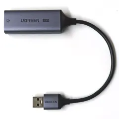 【中古】PCハード UGREEN USB-C-イーサネット変換アダプタ[CM648]