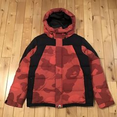 ★XXL★ Giant Red camo ダウンジャケット a bathing ape BAPE zoom camo Down jacket エイプ ベイプ アベイシングエイプ 2XL 迷彩