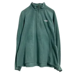 THE NORTH FACE フリースジャケット レディース L. ブルーグレー ノースフェイス ハーフジップ アウトドア 古着卸 アメリカ仕入 a611-8523