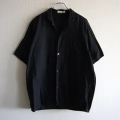 Y's ブラウン 半袖シャツ Y's for men 半袖オープンカラー ブラウン