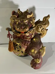 骨董品　　古美術　獅子　狛犬　シーサー　置物　家康？作 骨董品 古美術 獅子 狛犬 シーサー 置物 家康？作 2025年最新