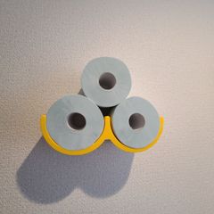 ✨【風水で運気アップ！】3個乗せられるトイレットペーパーホルダー✨