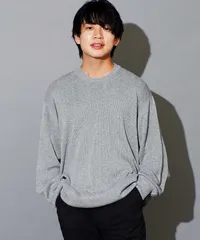 新品 未使用 JIGGYS SHOP(ジギーズショップ)ジャケニット 217421 グレーのサムネイル